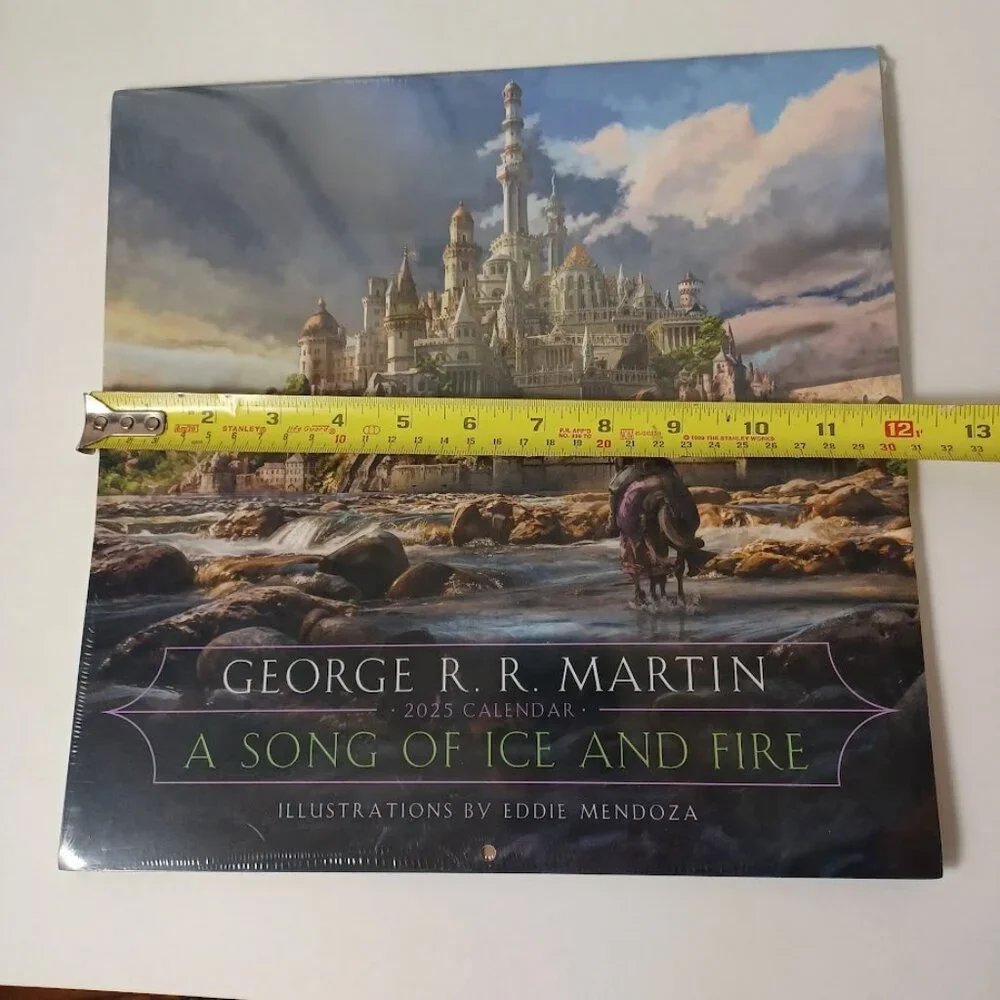 George R.R. Martin NEW A Song of Ice and Fire 2025 Calendar -Sealed